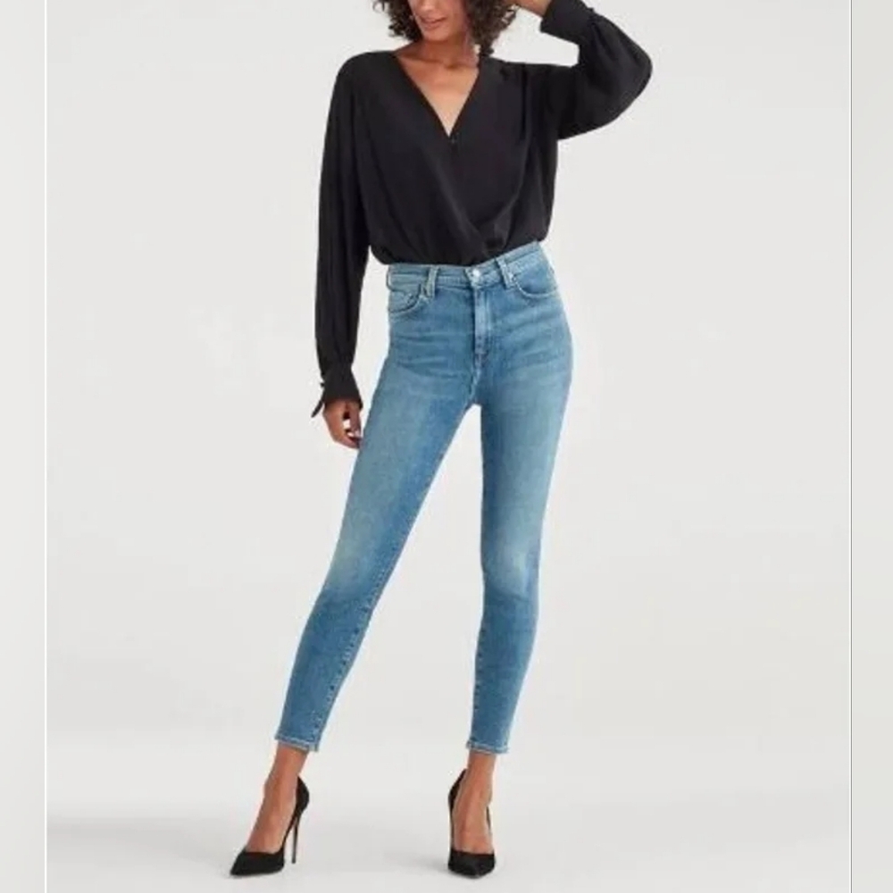 7 For All Mankind NEW with Tag "The Ankle Skinny" Jeans - Picture 8 of 8